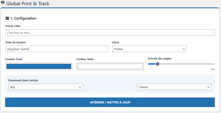 print&track : création des boutons simplifiée pour wordpress