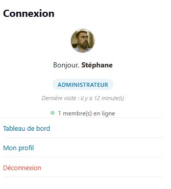 Plugin Membres WordPress Gratuit avec éléments visuel quand connecté
