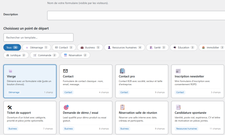 FormForge - Générateur de formulaires gratuit et full fonctionnalités