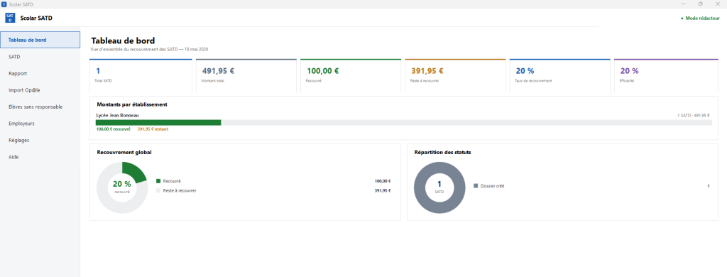 Scolar SATD - Le logiciel pour générer les SATD en EPLE